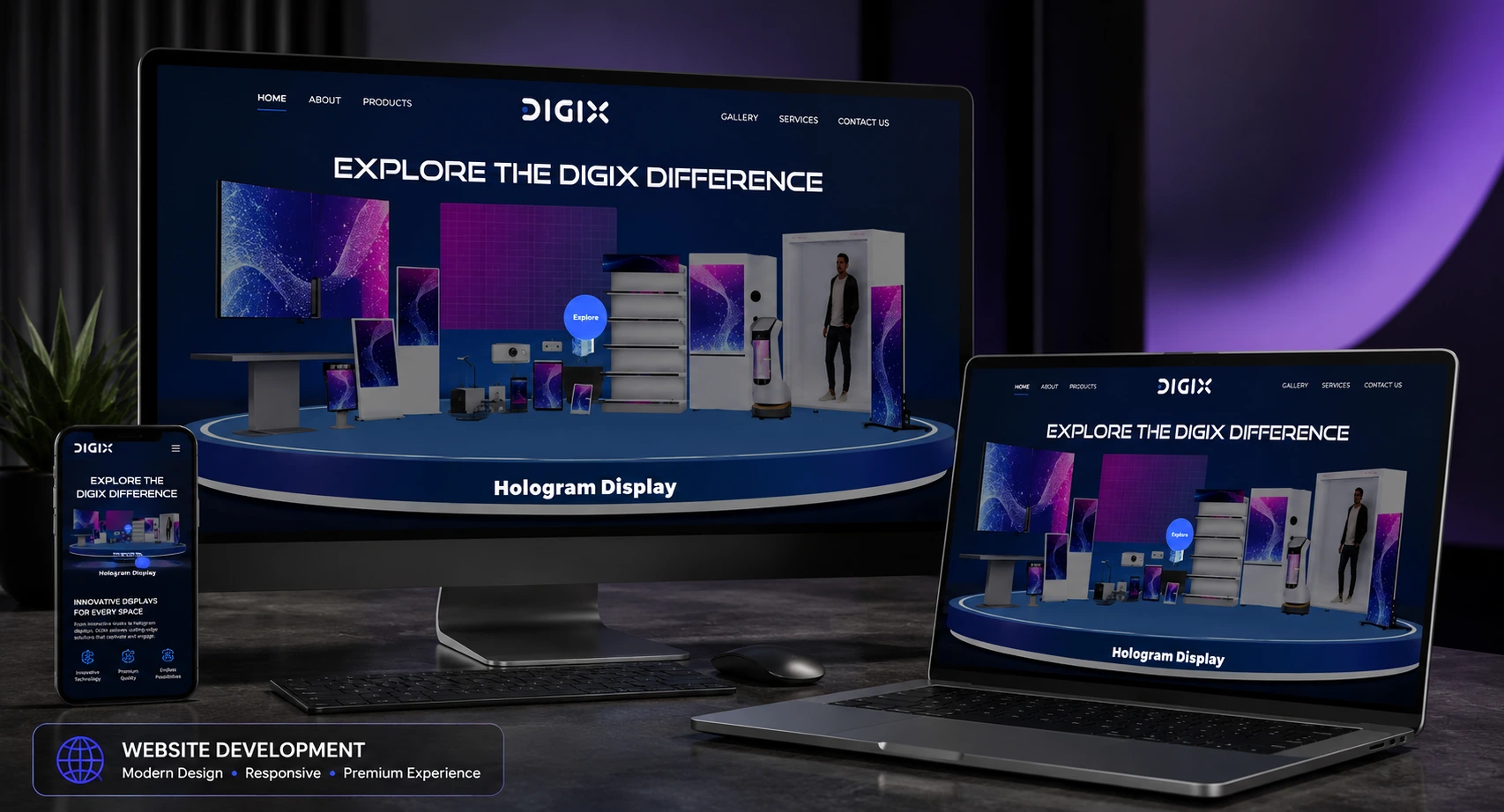 Digix Digital - Website Development visualization screenshot 1